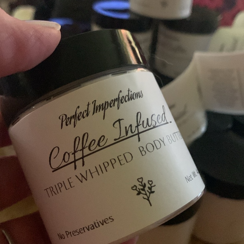 Creamy Tallow Coffee infused Triple Whipped Body Butter Handmade Small Batches - Picture 5 of 13